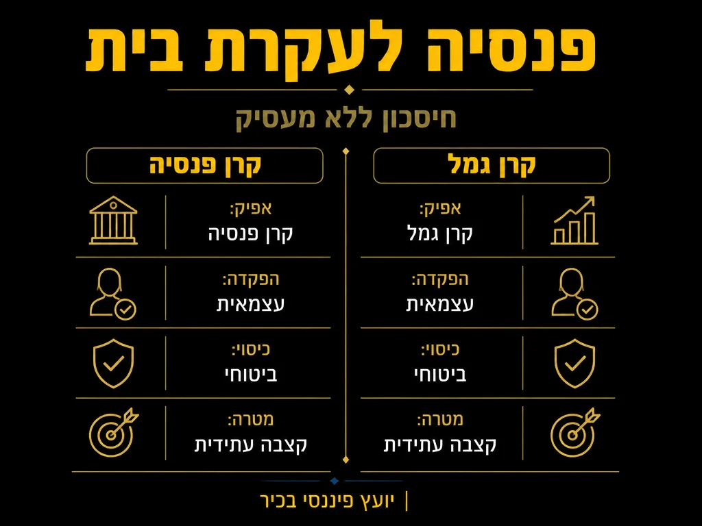 אינפוגרפיקה: פנסיה לעקרת בית - חיסכון ללא מעסיק | MALIK'S